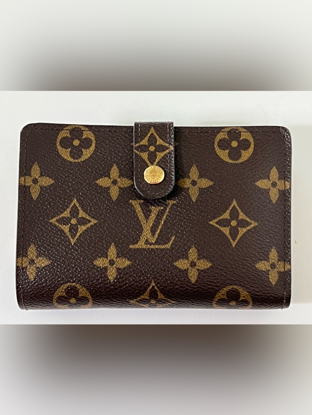 Louis Vuitton Monogram Portefeuille Viennois Kiss Lock Wallet